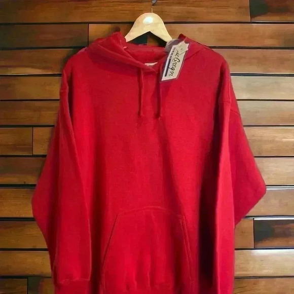 MacGregor New With Tags Vintage 1980's Men's Red Hoodie Medium 38/40. - Picture 1 of 2